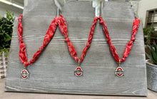 Load image into Gallery viewer, Ohio State Bandana Scarf Necklace