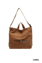 Load image into Gallery viewer, Canvas Shoulder Tote Bag