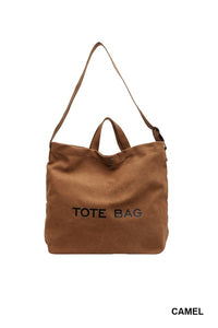 Canvas Shoulder Tote Bag