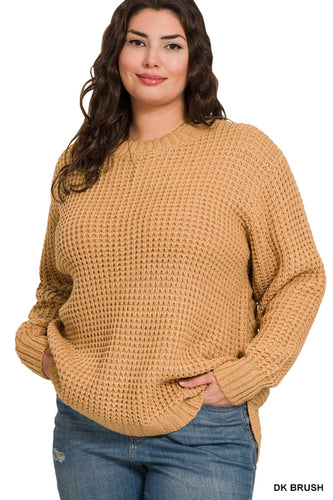 Brush Waffle Sweater