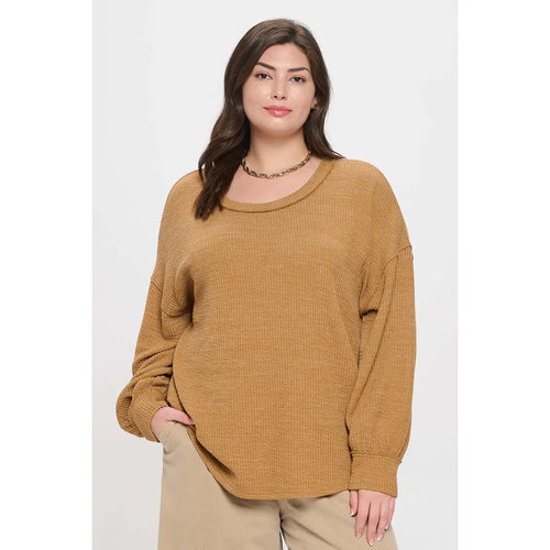 Caramel Knit Sweater