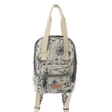 Load image into Gallery viewer, Fable Flora Cotton Backpack in Earthy Sage