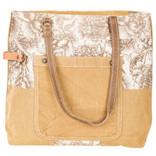 Load image into Gallery viewer, Cream Floral Tote Bag