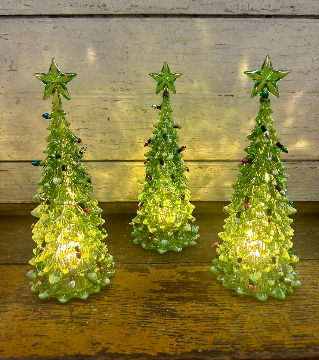 Glittered Mini LED Christmas Tree