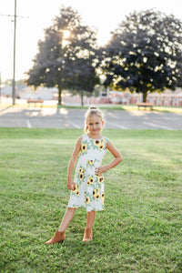 Sunflower Ribbed Dress