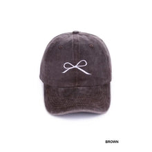Load image into Gallery viewer, Coquette Bow Embroidered Hat