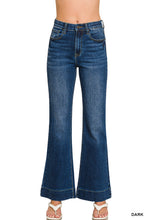 Load image into Gallery viewer, TUMMY CONTROL ELASTIC WAIST FLARE DENIM PANTS ZENANA