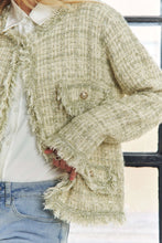Load image into Gallery viewer, Tweed Sweater Blazer