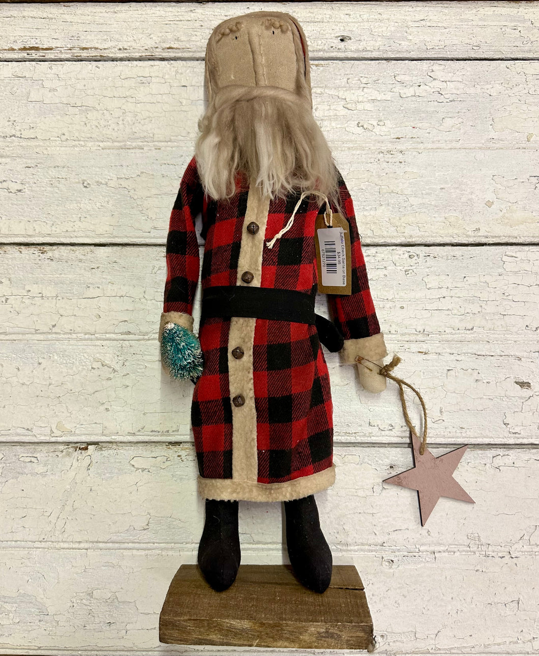 Buffalo Check Santa on Base