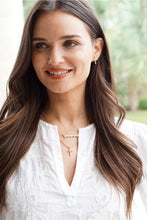 Load image into Gallery viewer, Gold Cross Stud Earrings