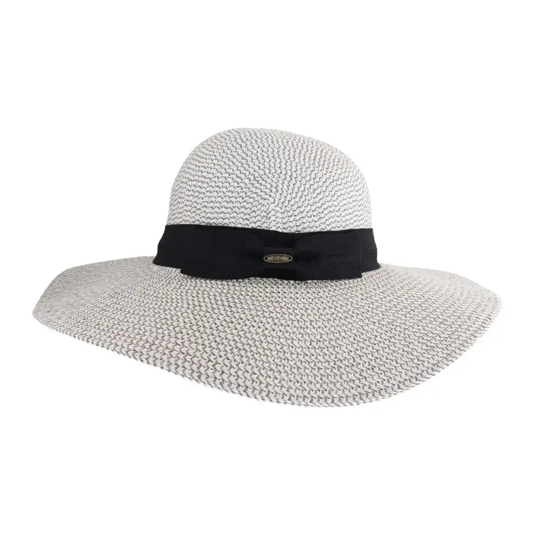 Foldable Straw C.C Sunhat Heather Gray
