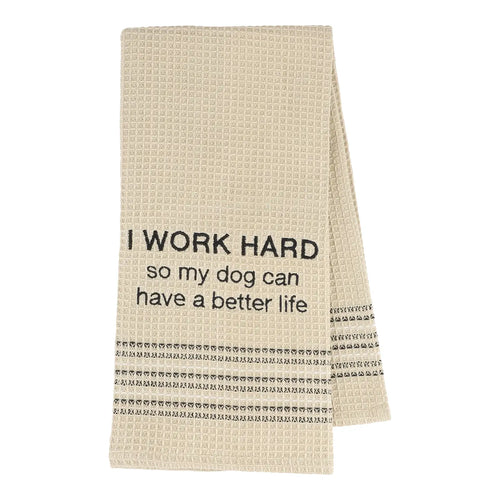 I work Hard So my Dog Can Have a Better Life Waffle (set of 2)