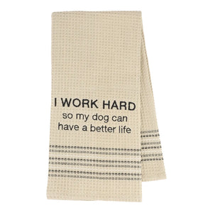 I work Hard So my Dog Can Have a Better Life Waffle (set of 2)