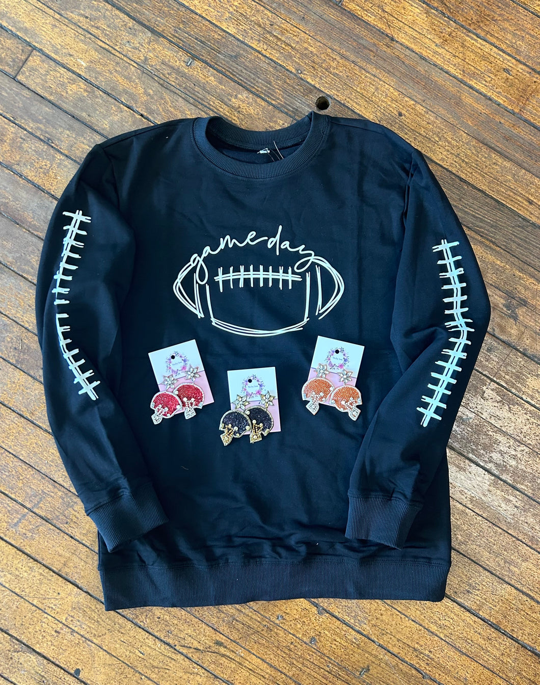 Black Gameday Pullover