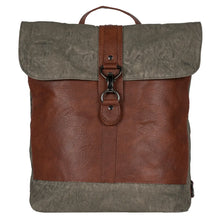Load image into Gallery viewer, Landry Up-Cycled Canvas Convertible Women&#39;s Backpack