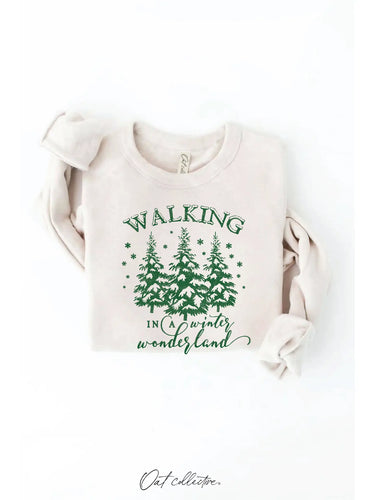 Walking in A Winter Wonderland Graphic Sweatshirt