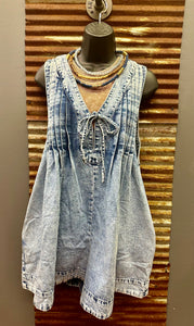 Denim Romper