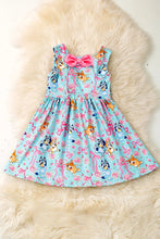 Load image into Gallery viewer, Lt Blue Character Dress with Open Back