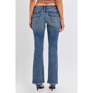 Cello Mid Rise Bootcut Jeans