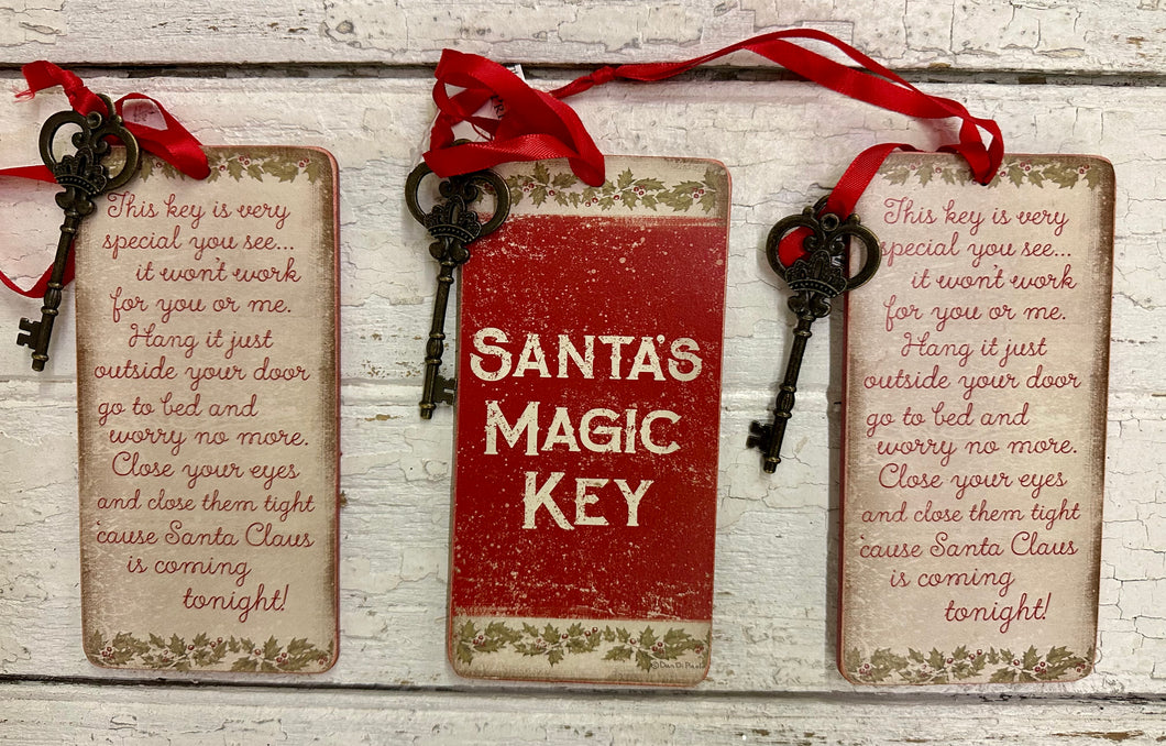 Santa’s Magic Key Ornament