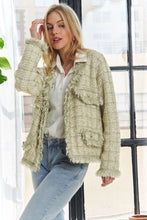 Load image into Gallery viewer, Tweed Sweater Blazer