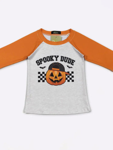Spooky Dude Boy Raglan