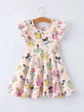 Load image into Gallery viewer, Summer Character Ruffle Sleeve Dress