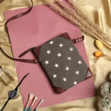 Load image into Gallery viewer, Star Canvas Crossbody Up-Cycled