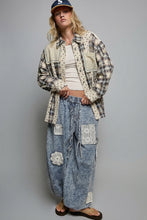 Load image into Gallery viewer, Long Sleeve Distressed Plaid Woven Shirt