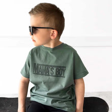 Load image into Gallery viewer, Green MAMA and MAMAS BOY Checked