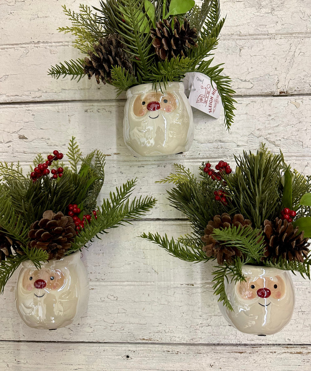 Santa Pine and Berry Sprig