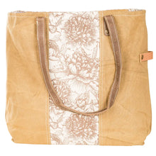 Load image into Gallery viewer, Cream Floral Tote Bag