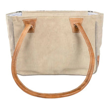 Load image into Gallery viewer, Tan Canvas Shoulder Bag with Print