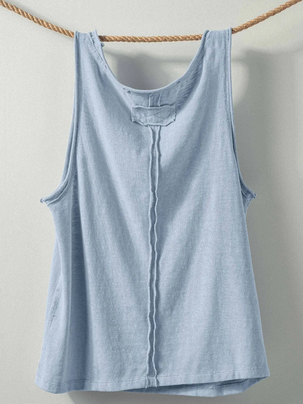 Coastal Cool Sleeveless Tank Top Blue