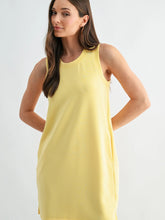 Load image into Gallery viewer, Laguna Scuba Shift Dress Yellow Glow
