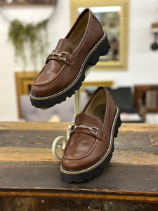 Corky Dark Cognac Loafer