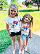 Load image into Gallery viewer, Cute American Girl Tie Top