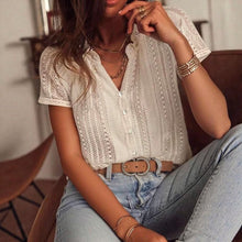 Load image into Gallery viewer, Summer Effortless Hollow Out Knit Top