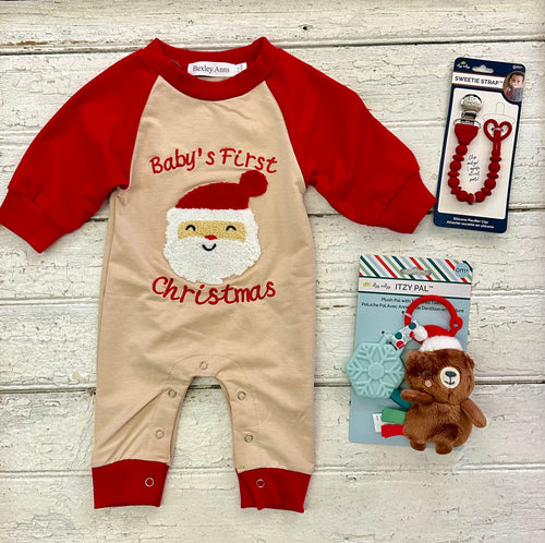 Baby's First Christmas Romper