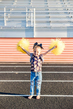 Load image into Gallery viewer, Black Gingham Football Shirt