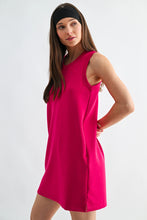 Load image into Gallery viewer, Laguna Scuba Shift Dress Plum Pink