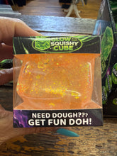 Load image into Gallery viewer, Fun Doh Glow in the Dark Squishy Sparkle Cube