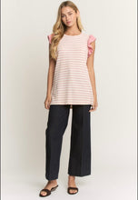 Load image into Gallery viewer, Rose Striped Sleeveless Top