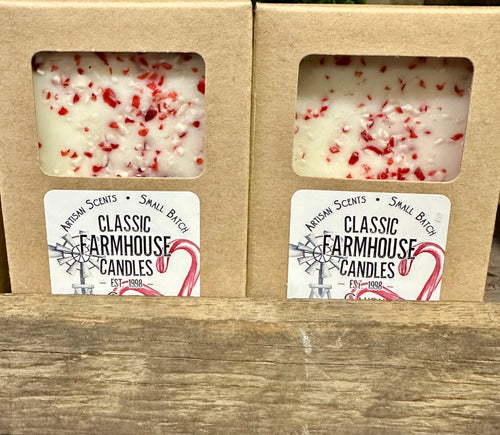 Candy Cane 3 oz Organic Wax Melt Bar