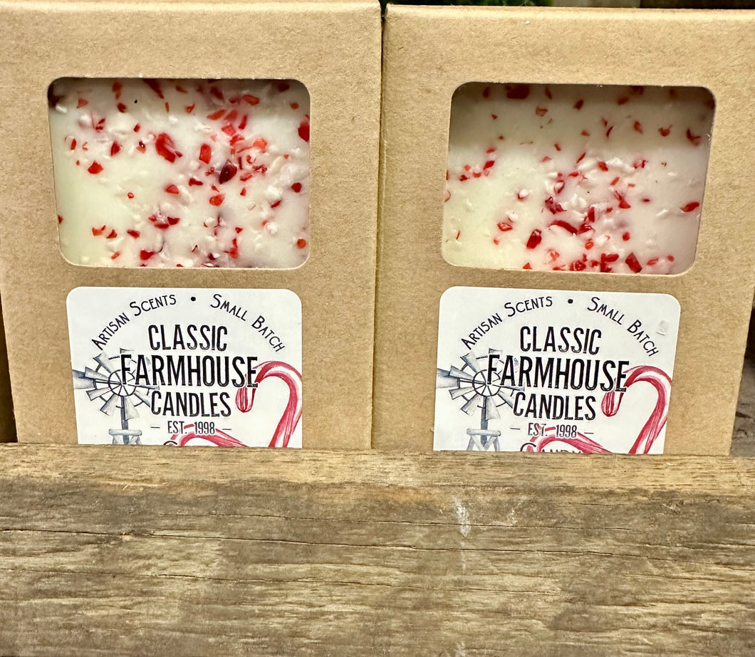 Candy Cane 3 oz Organic Wax Melt Bar