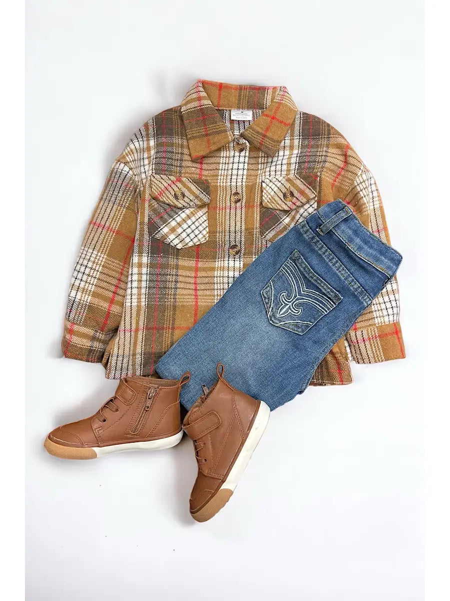 Brown Plaid Flannel