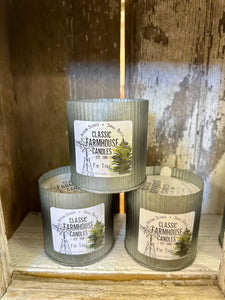12oz Fluted Tin Candle