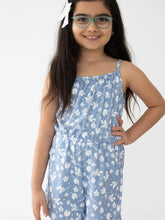 Load image into Gallery viewer, Blue Floral Romper