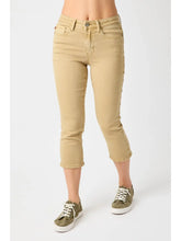 Load image into Gallery viewer, Judy Blue Mr Garment Dyed Capri khaki