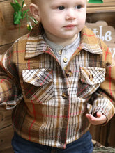 Load image into Gallery viewer, Brown Plaid Flannel